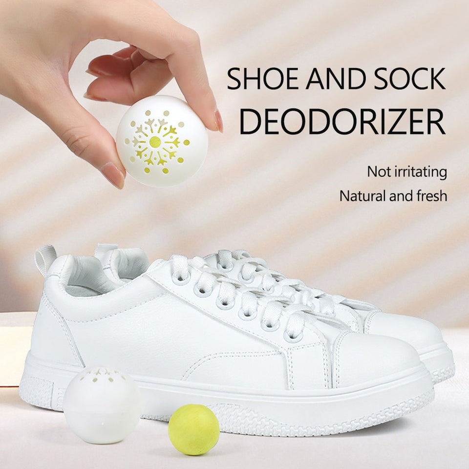6/12-Pcs Shoe Deodorizer Balls Freshener Pack Anti-Irritant Mint