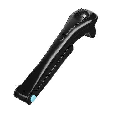 Cordless foldable back shaver in folded position for convenient storage and travelling