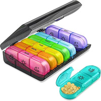 Thumbnail for Medicine Holder Storage Box - 7-Day Pill Organiser
