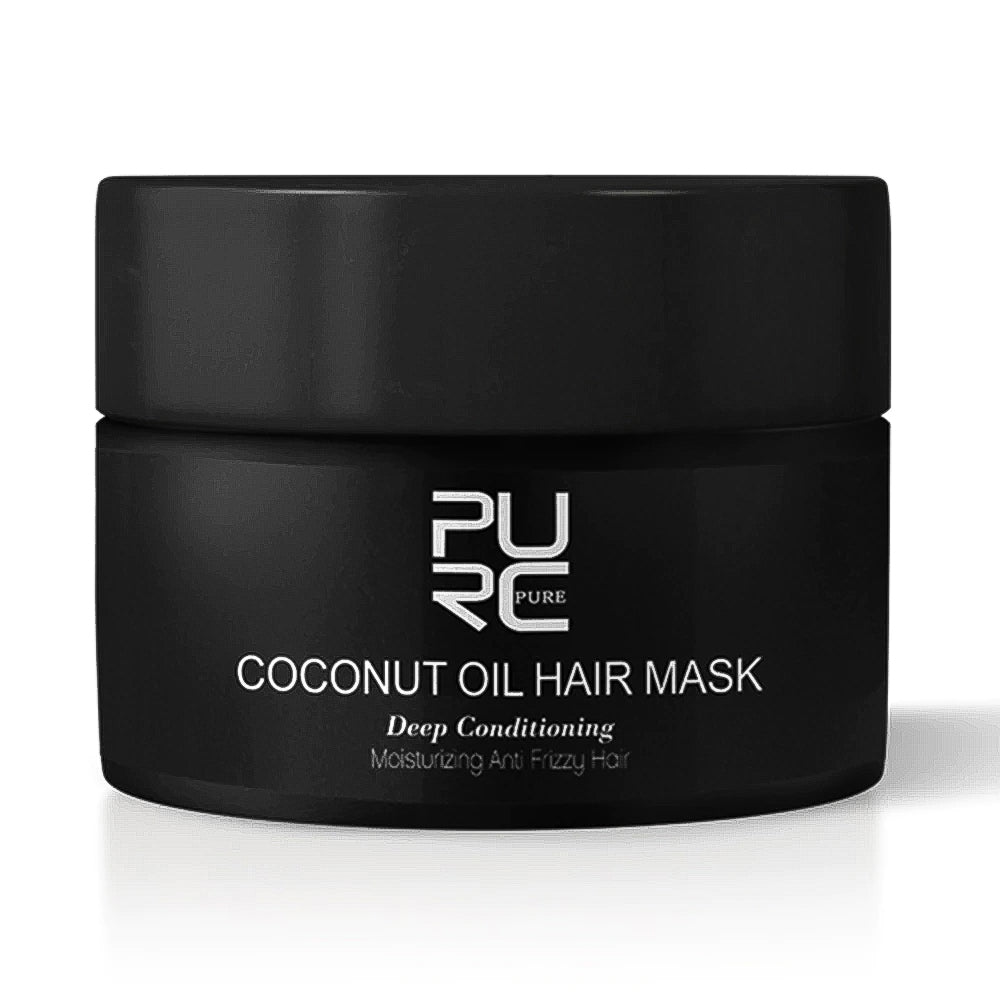 Coconut oil hair mask for deep hair conditioning